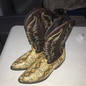 Laredo Snakeskin boots